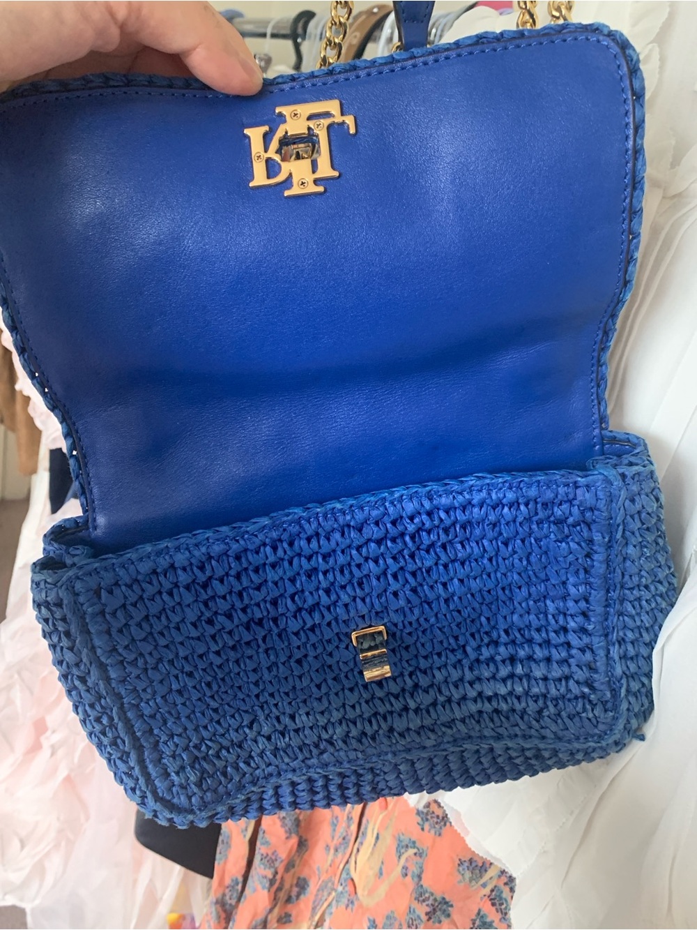 Lauren Ralph Lauren Raffia Bag - Picture 5 of 9